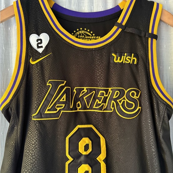 NBA Lore Series Jersey. Kobe Bryant #8 #24 Gigi Heart #2 - Picture 3 of 7